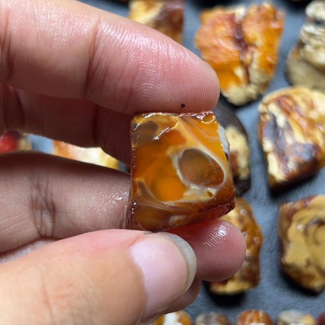 定制琥珀未镶嵌琥珀蜜蜡原石定制