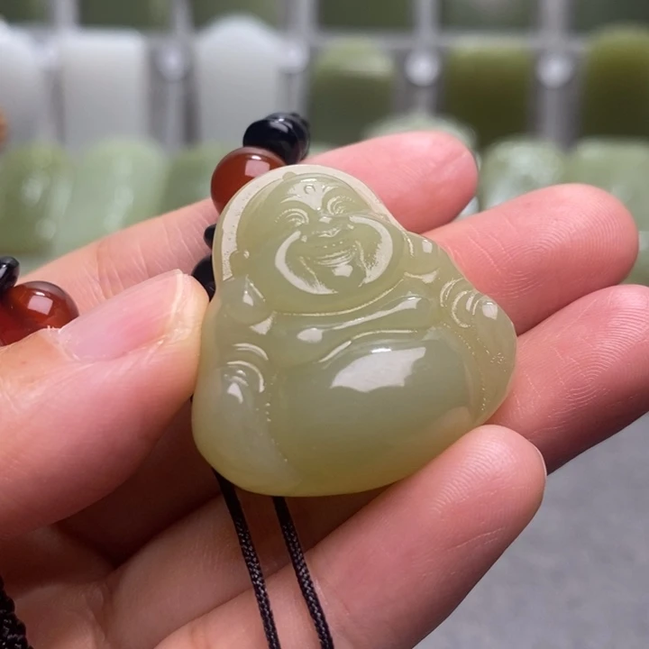 立体双面工弥勒佛