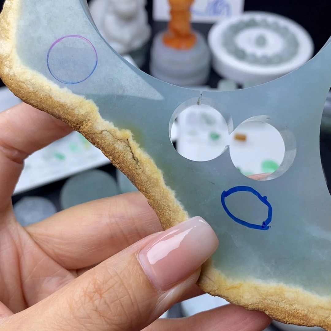 爱***险定制翡翠未镶嵌裸石