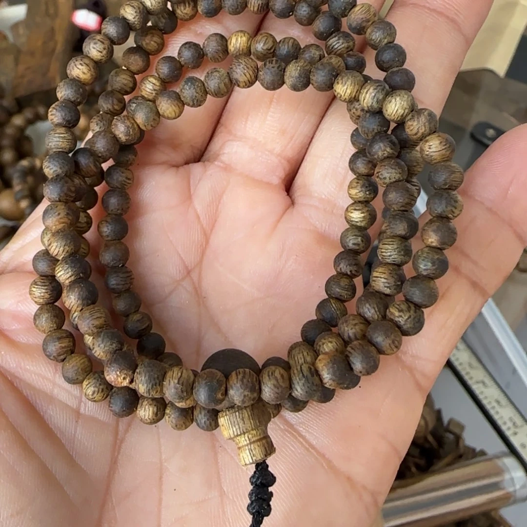 沉香碎屑沉香绿棋楠沉香乌身圆叶6克