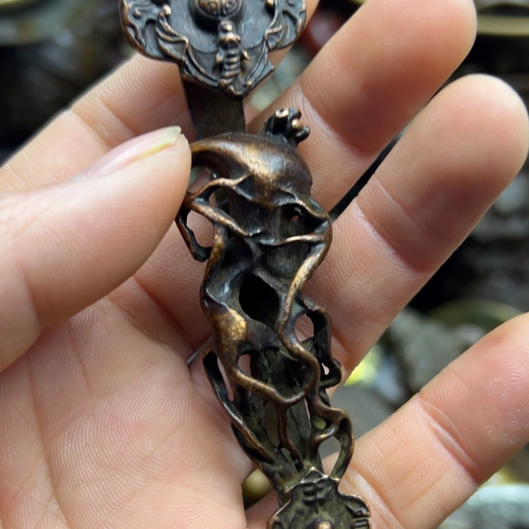 铜摆件欢迎欢迎你