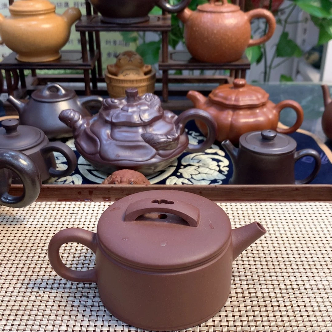 紫砂茶壶宜兴原矿紫泥170cc