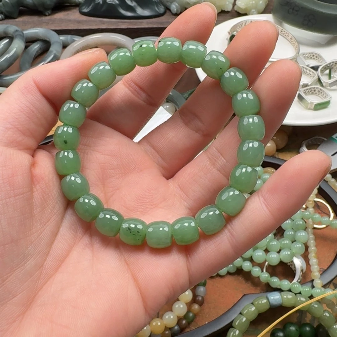 和田玉手串未镶嵌