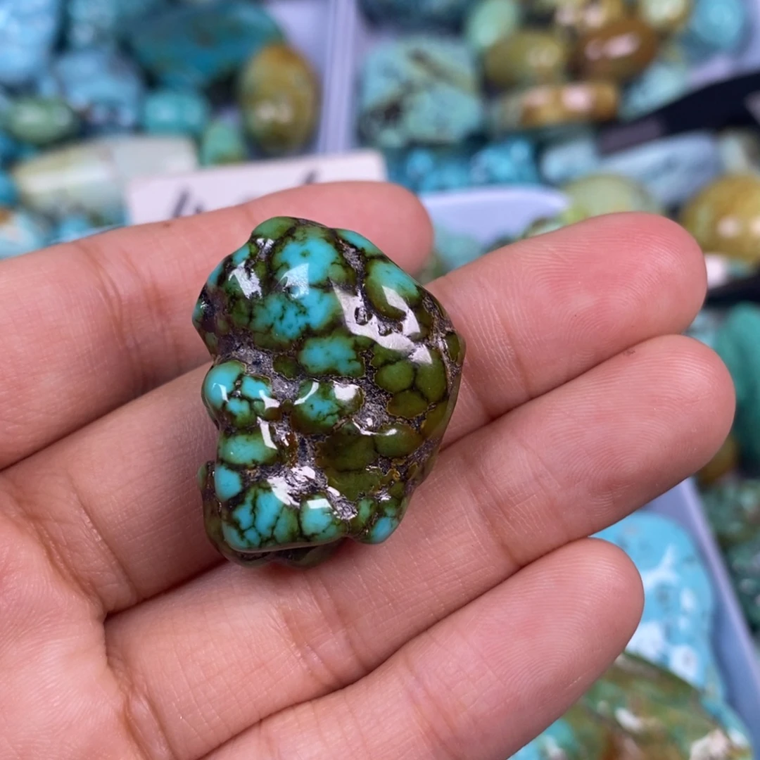 绿松石未镶嵌颈饰