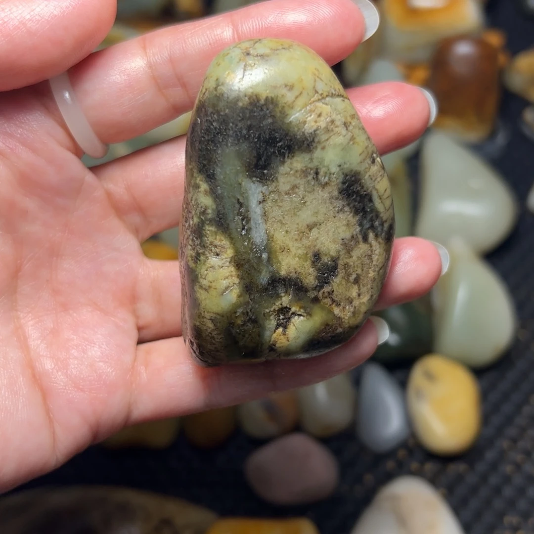 和田玉未镶嵌挂件A51