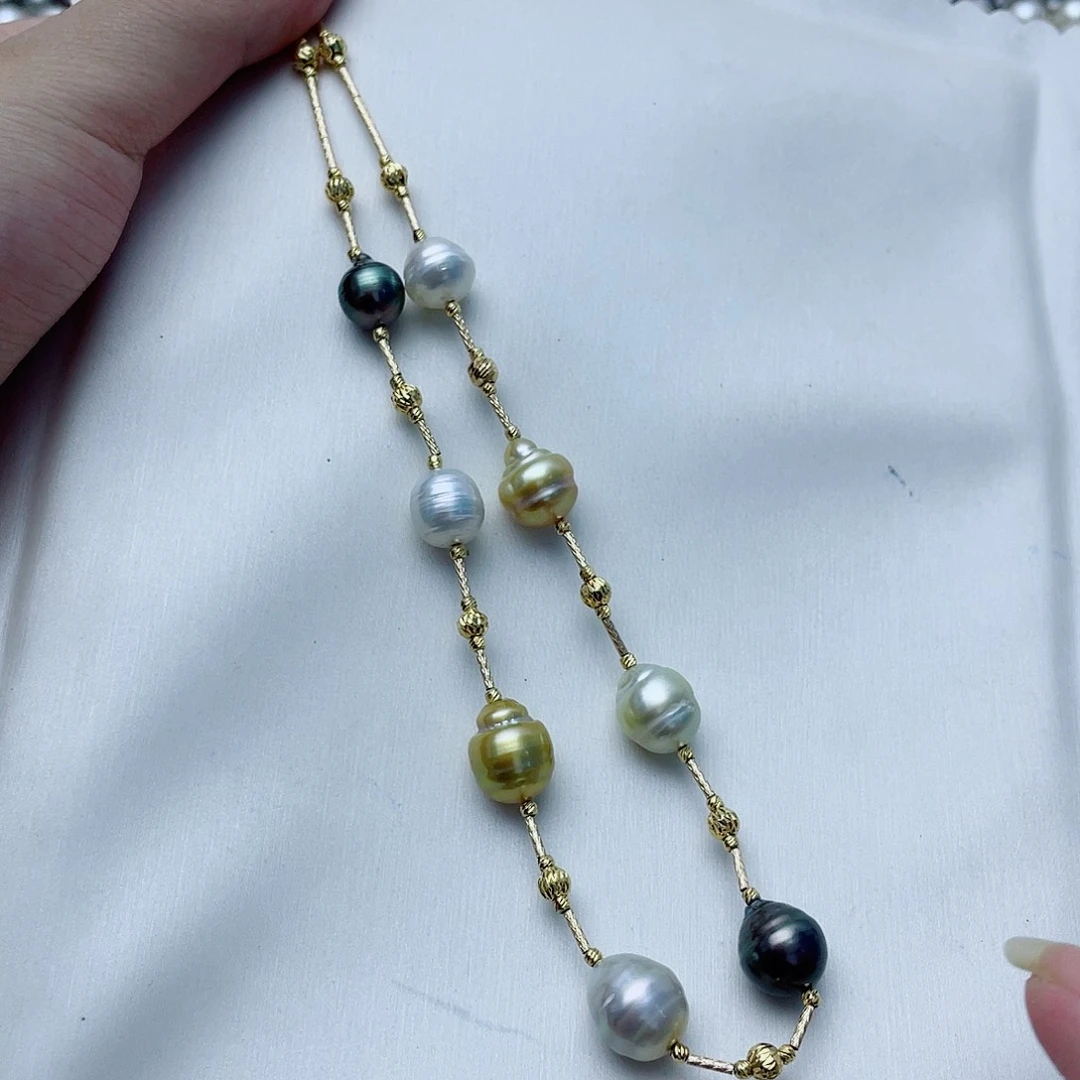颈饰未镶嵌海水珍珠w7