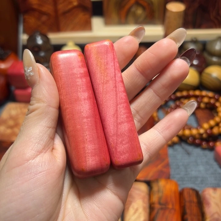 逆***者粉象手把文玩2件文玩