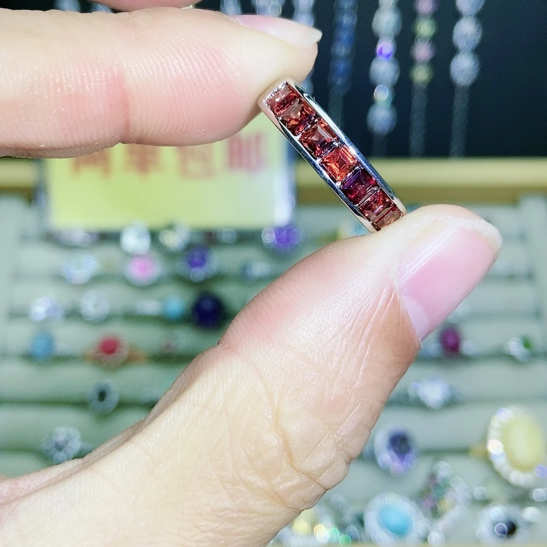 【闪购商品】未镶嵌戒指石榴石