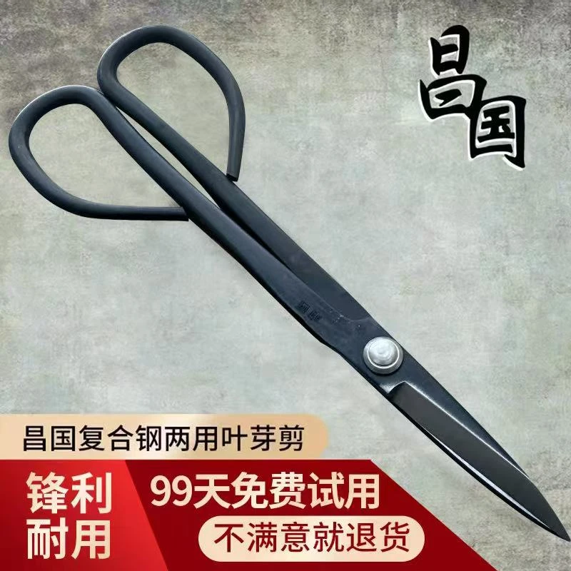 昌国复合钢叶芽剪修枝剪刀插花剪小枝叶剪整枝剪盆景制作工具朱记