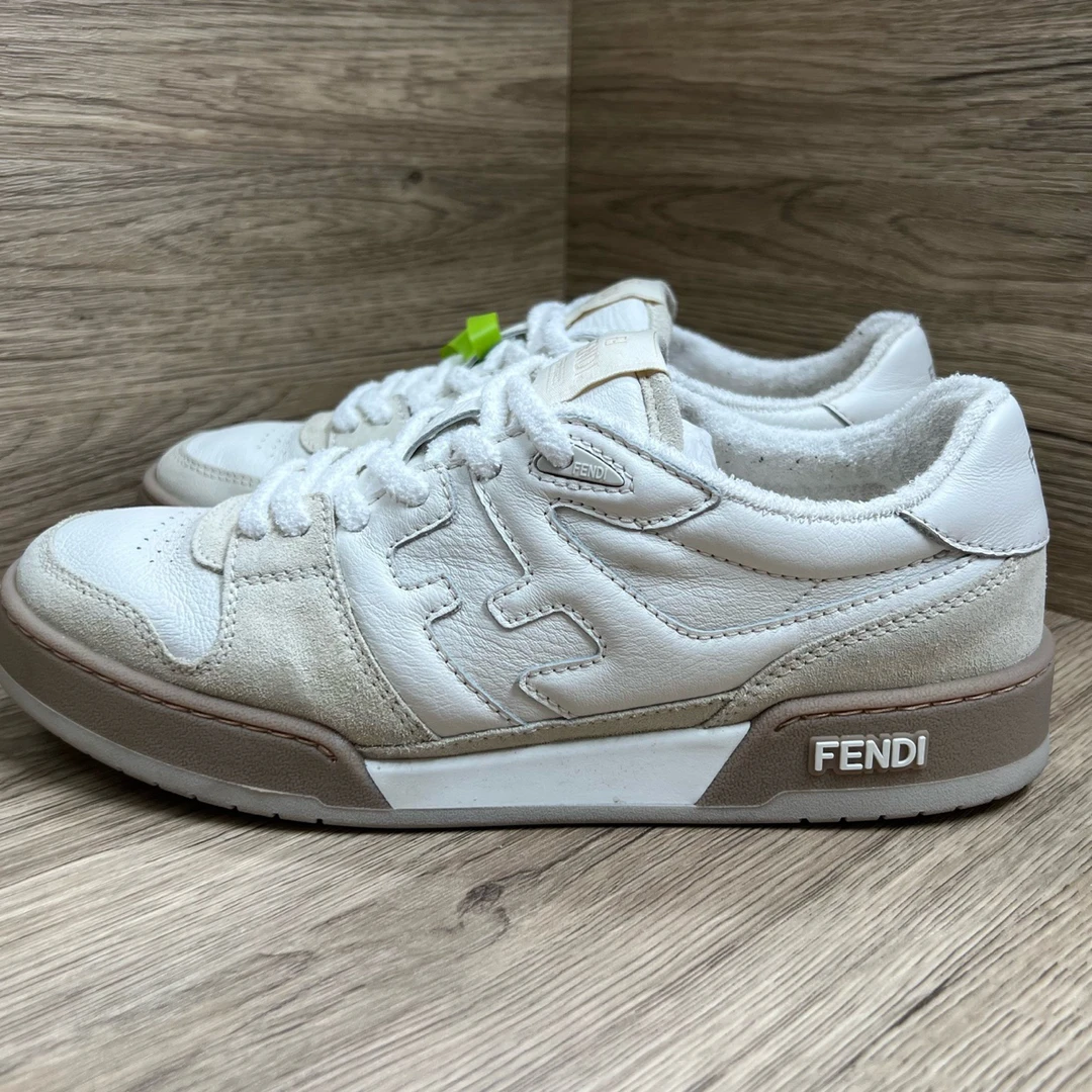 99新 FENDI/芬迪 FendMatch 灰白板鞋 41码