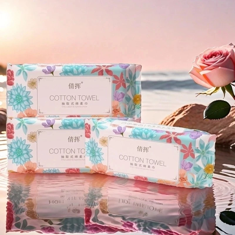 【主播专属】【拍五发六】洗脸巾洁面巾 棉柔巾 加大全棉加厚家用