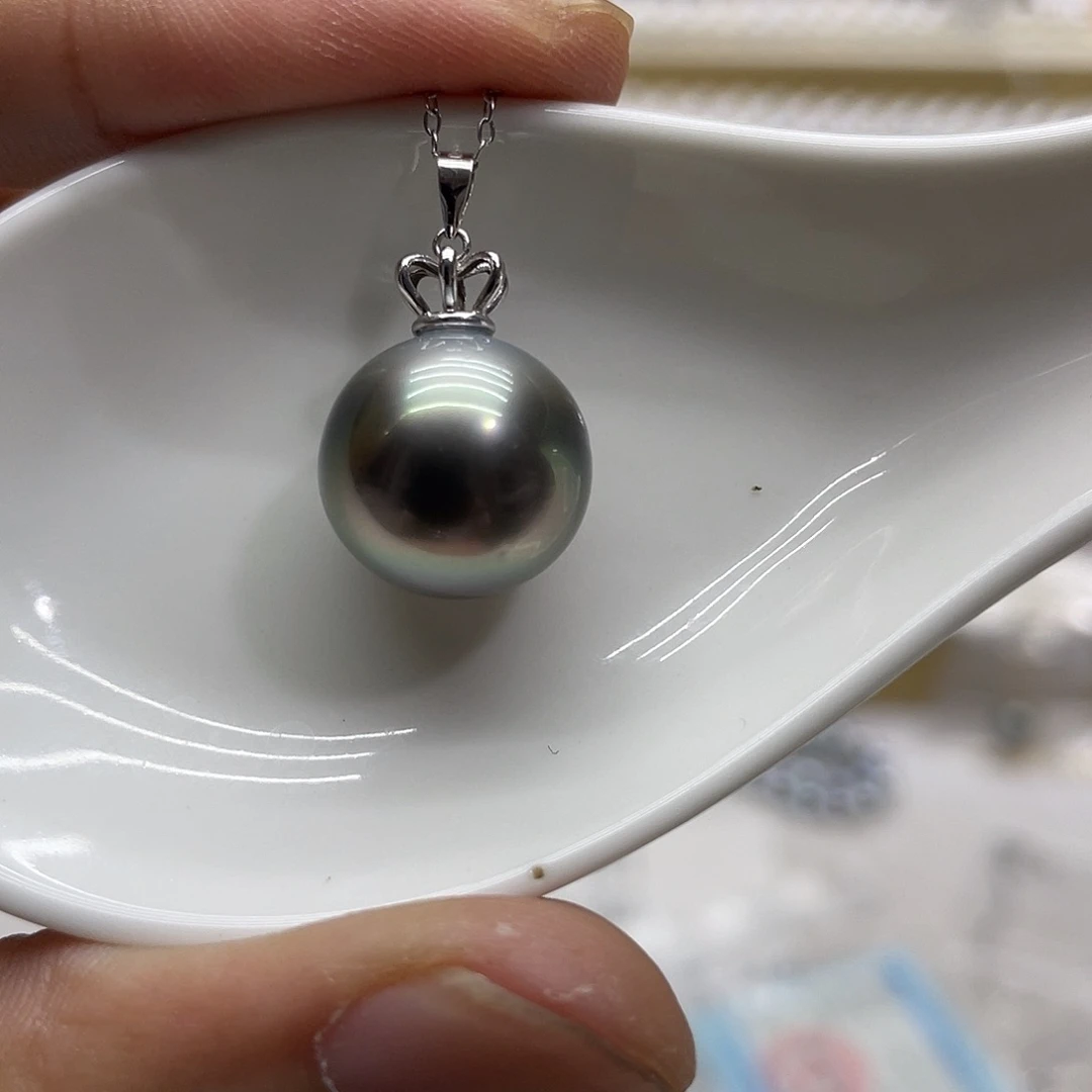 海水珍珠18K金镶嵌颈饰