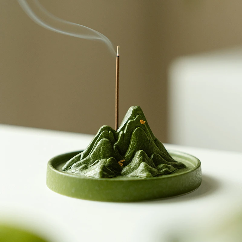 （阿萌茶事）青橘洒金-群山香插
