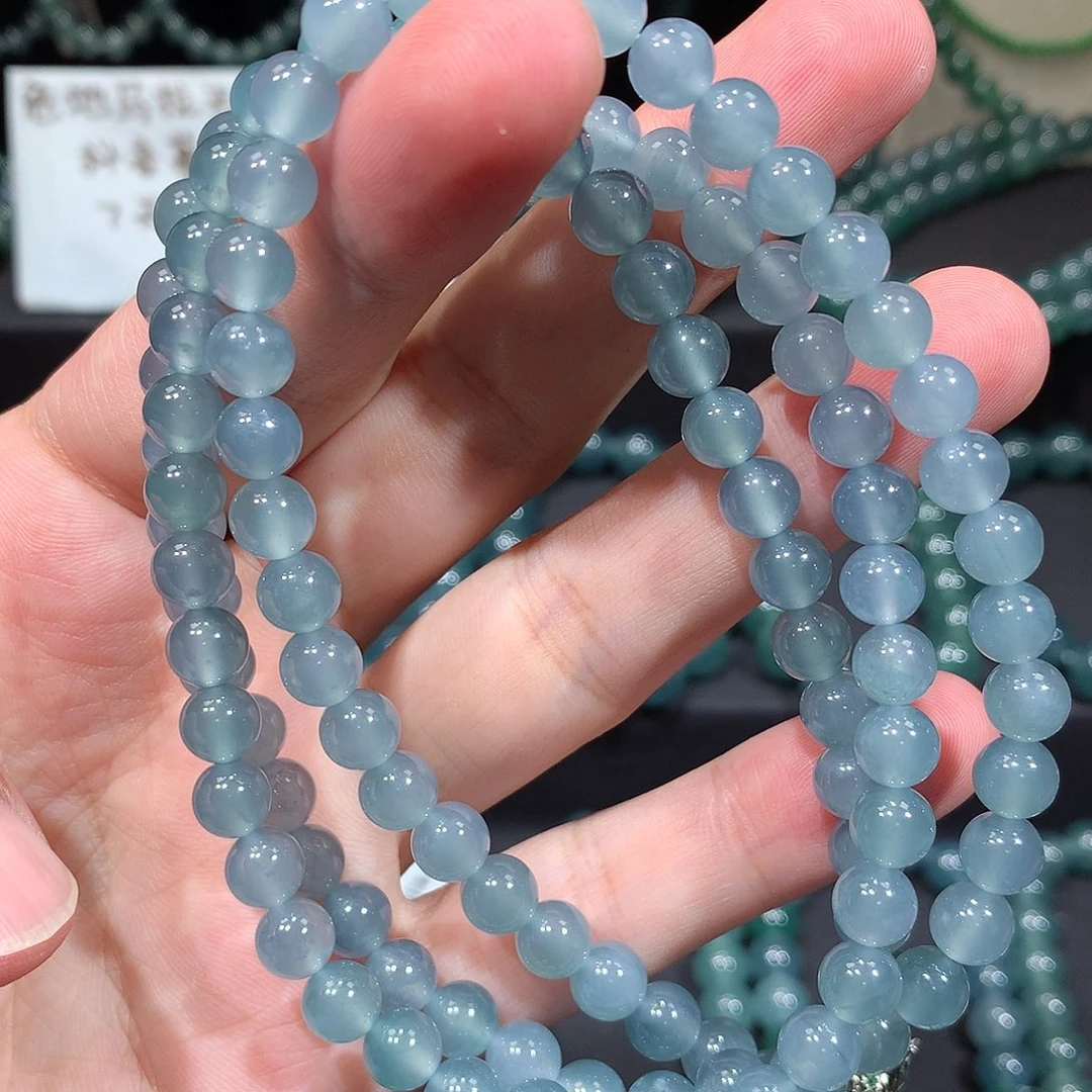 未镶嵌手链翡翠天然a货翡翠项链7