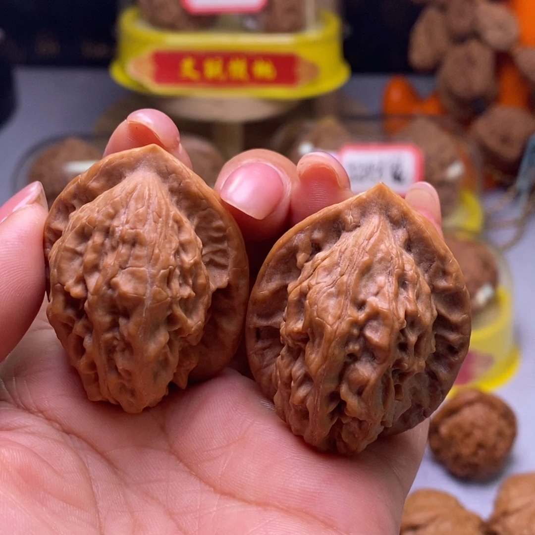 把件文玩核桃012大红袍36尺全品