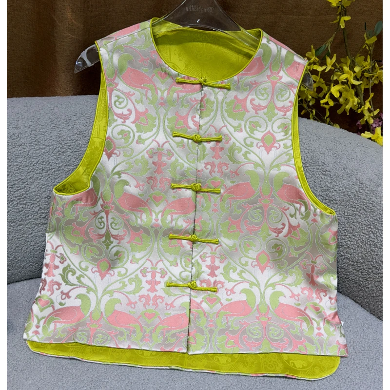 【SHANGLIU】JM2289新中式国风新款搭文艺无袖马甲（323）