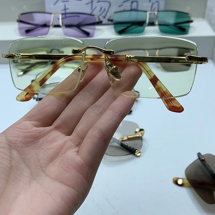 帝王绿竹叶青眼镜