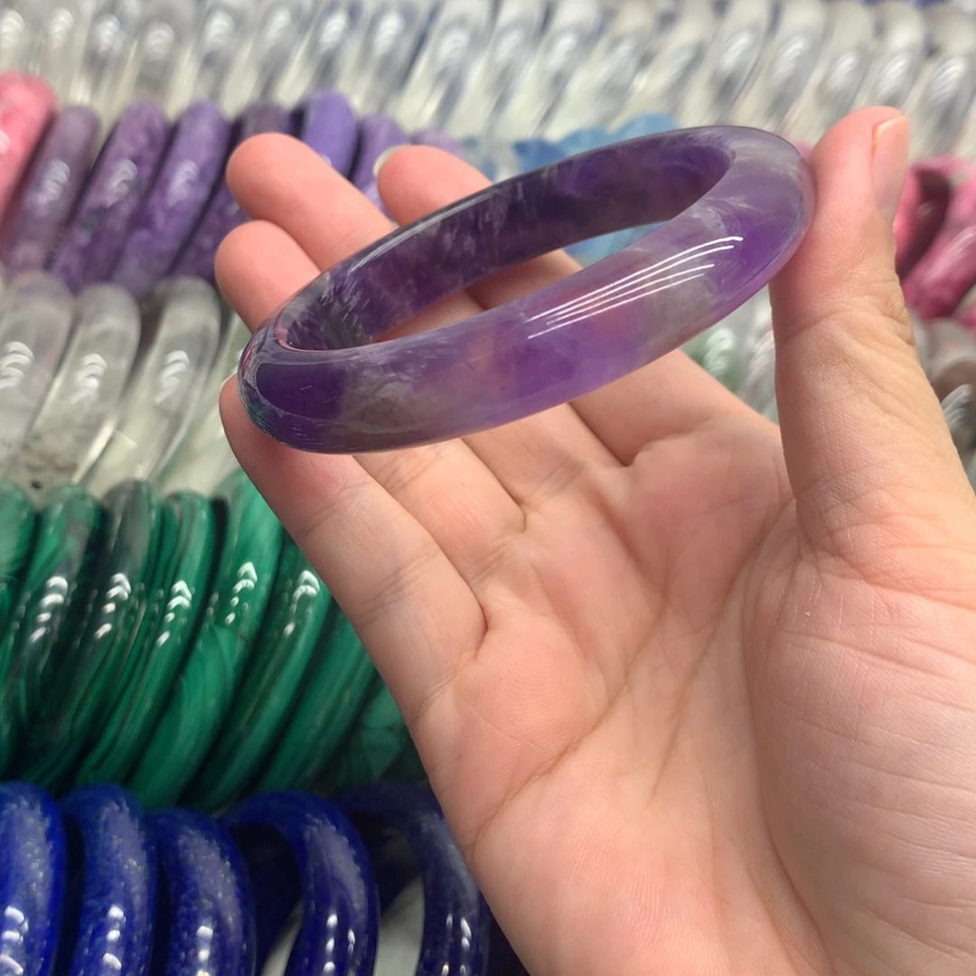 水晶手镯未镶嵌紫水晶