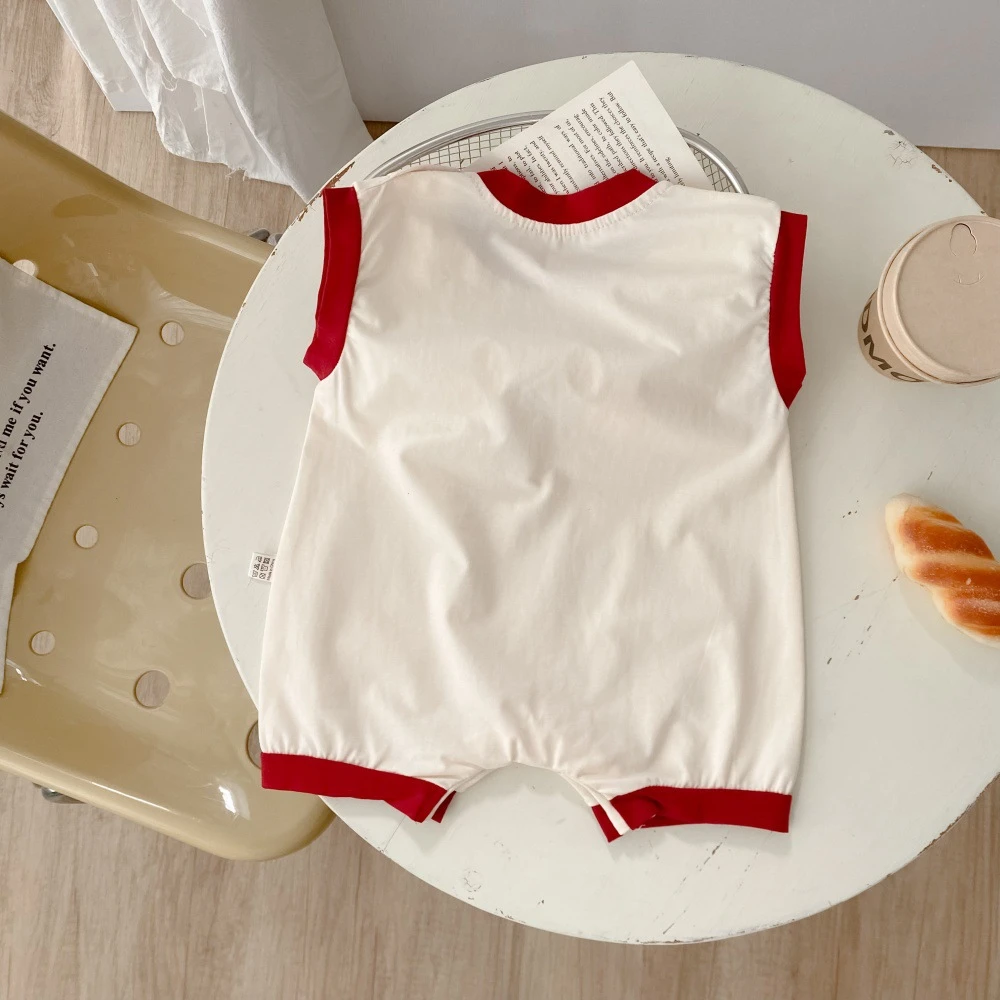 【首单直降】潮牌童装婴儿衣服夏季夏装无袖爬服洋气