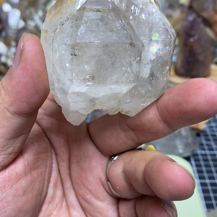 水晶水晶柱未镶嵌