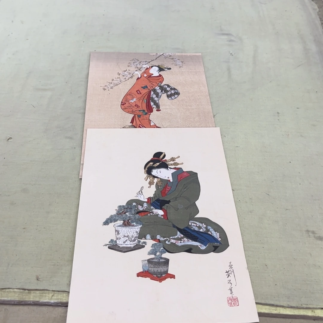 G***e绘画屏风框画茶空间设计