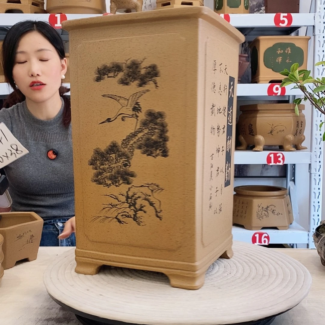 紫砂花盆紫砂花盆