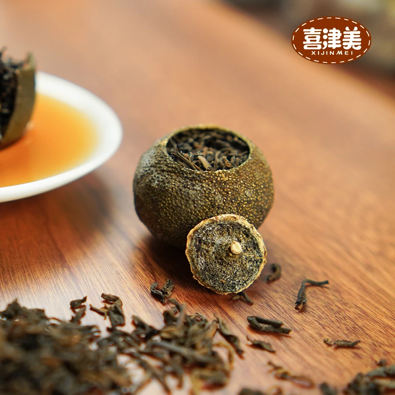 福袋【宫廷三号】新会梅江生晒特级小青柑配12年陈宫廷金芽熟普