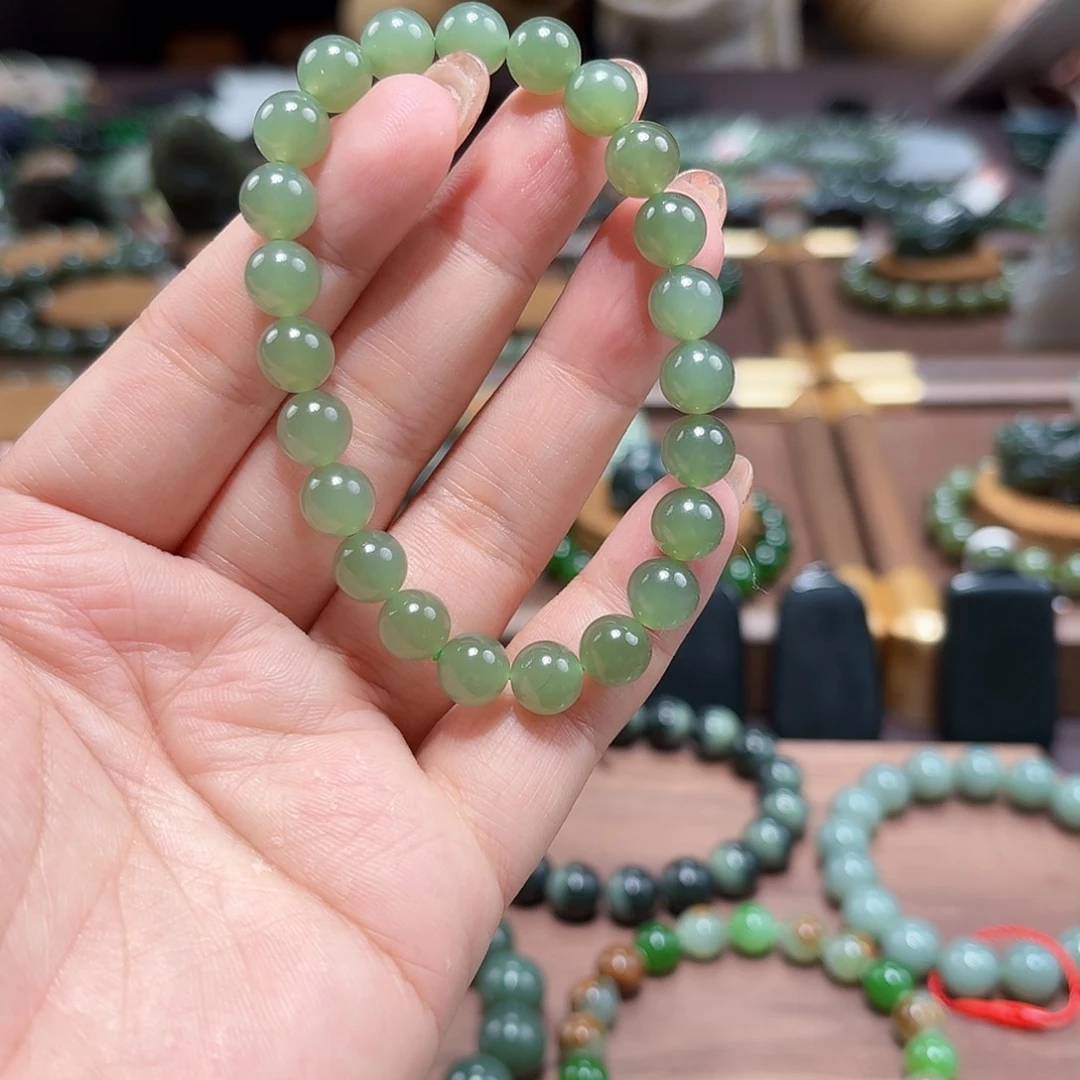 和田玉未镶嵌手链