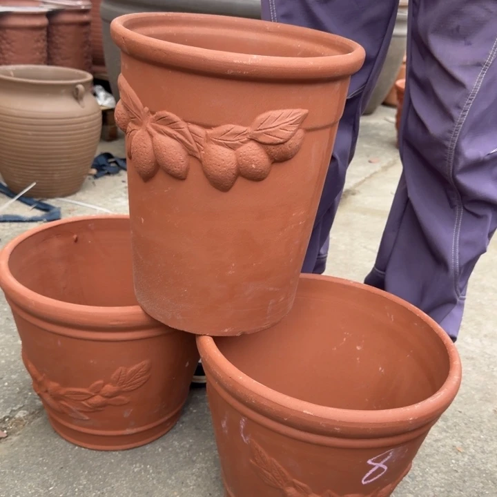 紫砂花盆口25高31口30高25宜兴紫砂