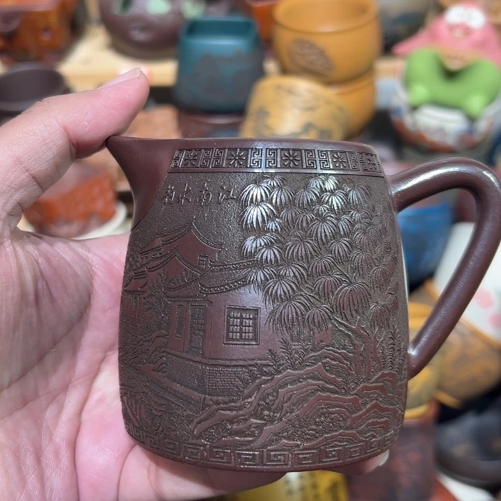 茶杯紫砂宜兴紫砂主人杯