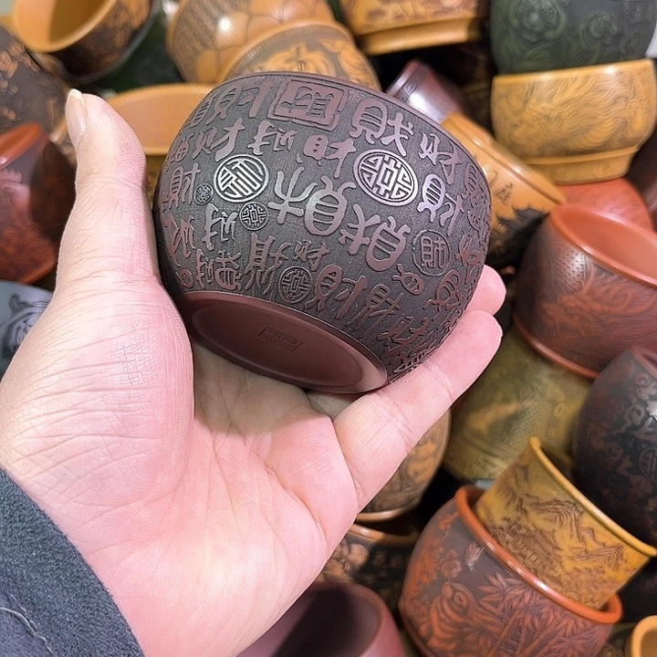 茶杯紫砂全手工紫砂主人杯