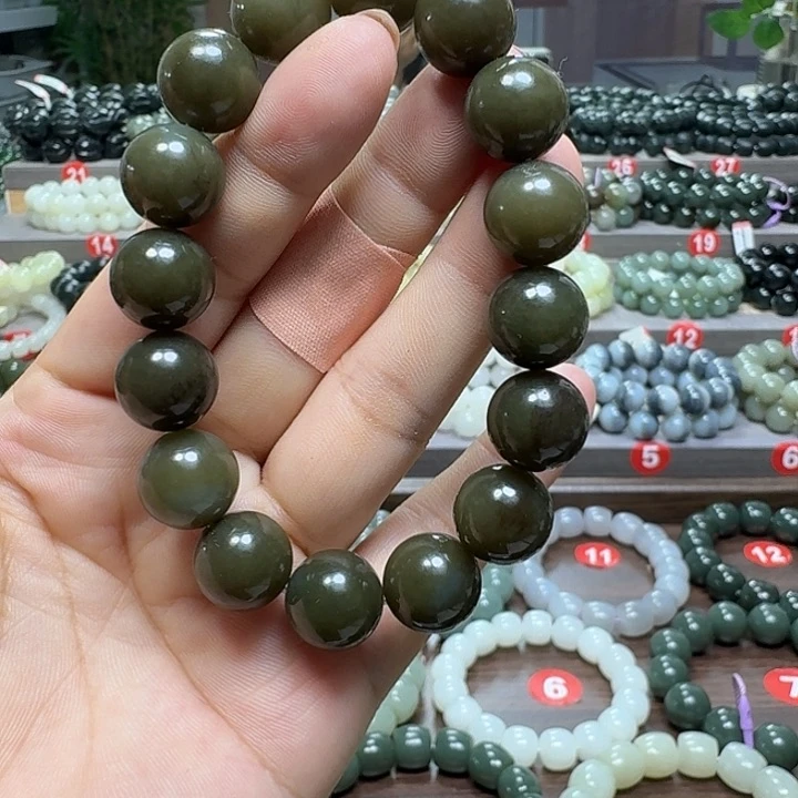 未镶嵌手链和田玉新疆且末糖卡14