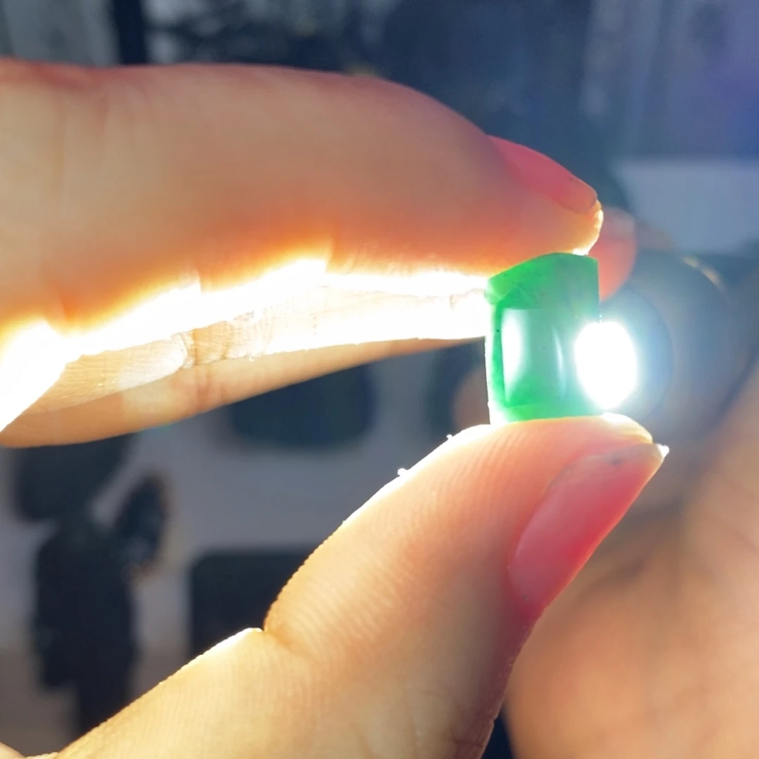 未镶嵌定制翡翠天然缅甸A货墨翠戒面