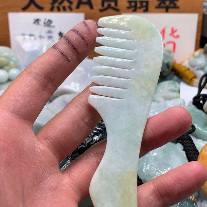翡翠未镶嵌颈饰保真天然a货翡翠