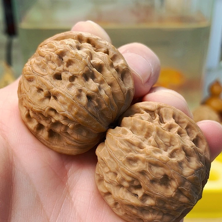 文玩核桃把件直播间专用 36 磨盘