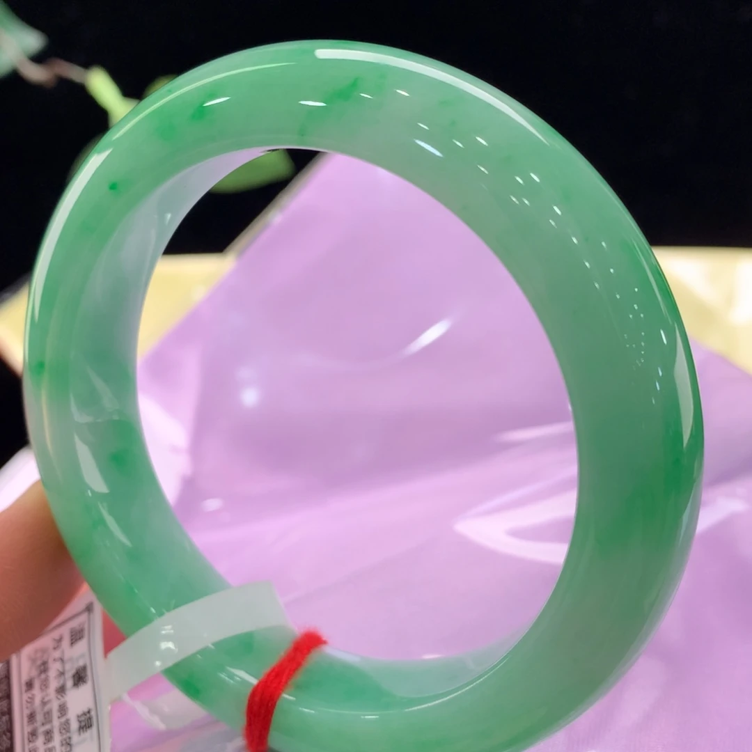 翡翠未镶嵌手镯0391