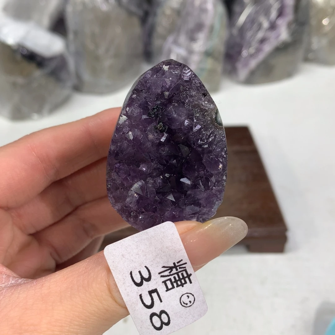 紫晶摆件未镶嵌水晶
