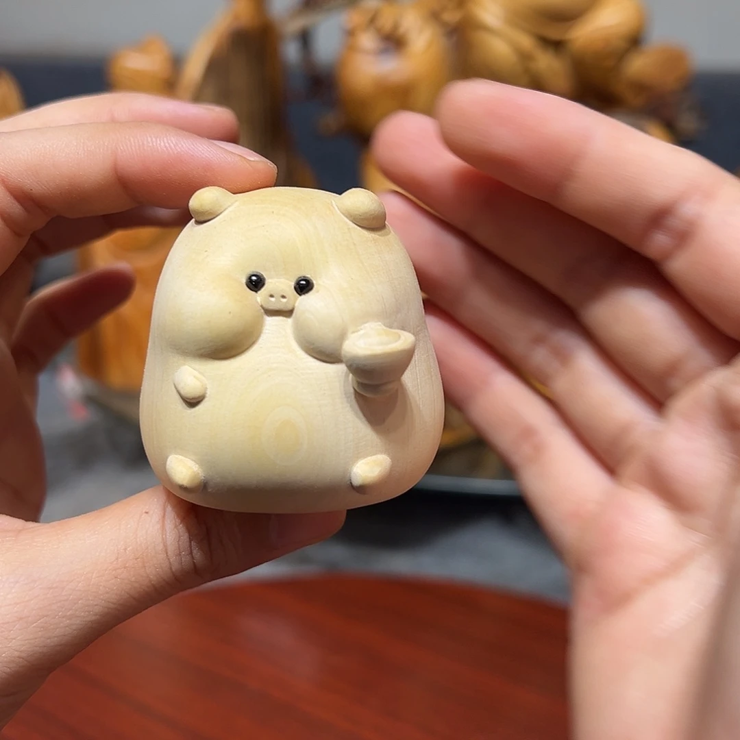 柏木小叶黄杨摆件