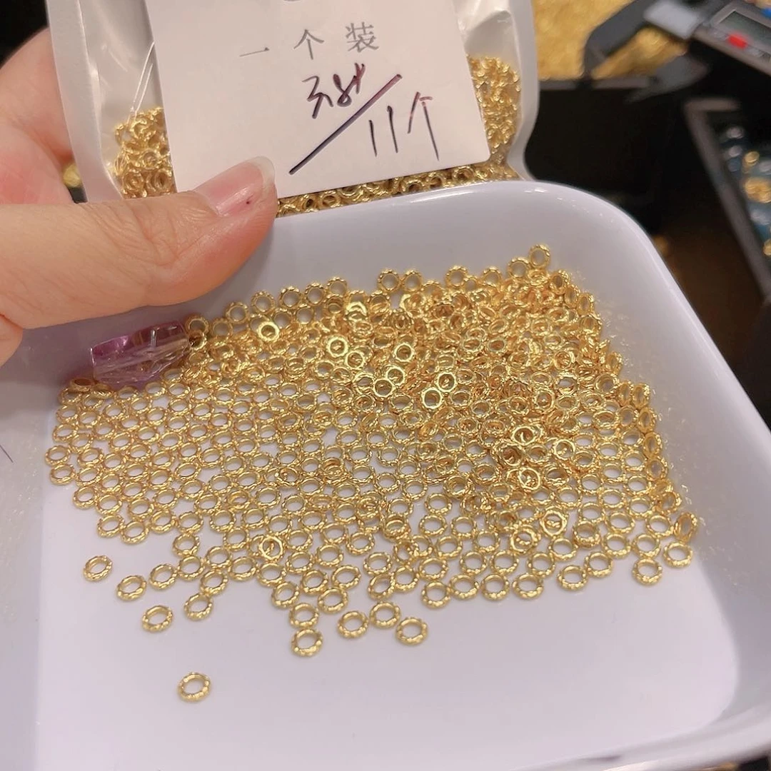 紫晶珠宝半成品银S925镀金镶嵌8