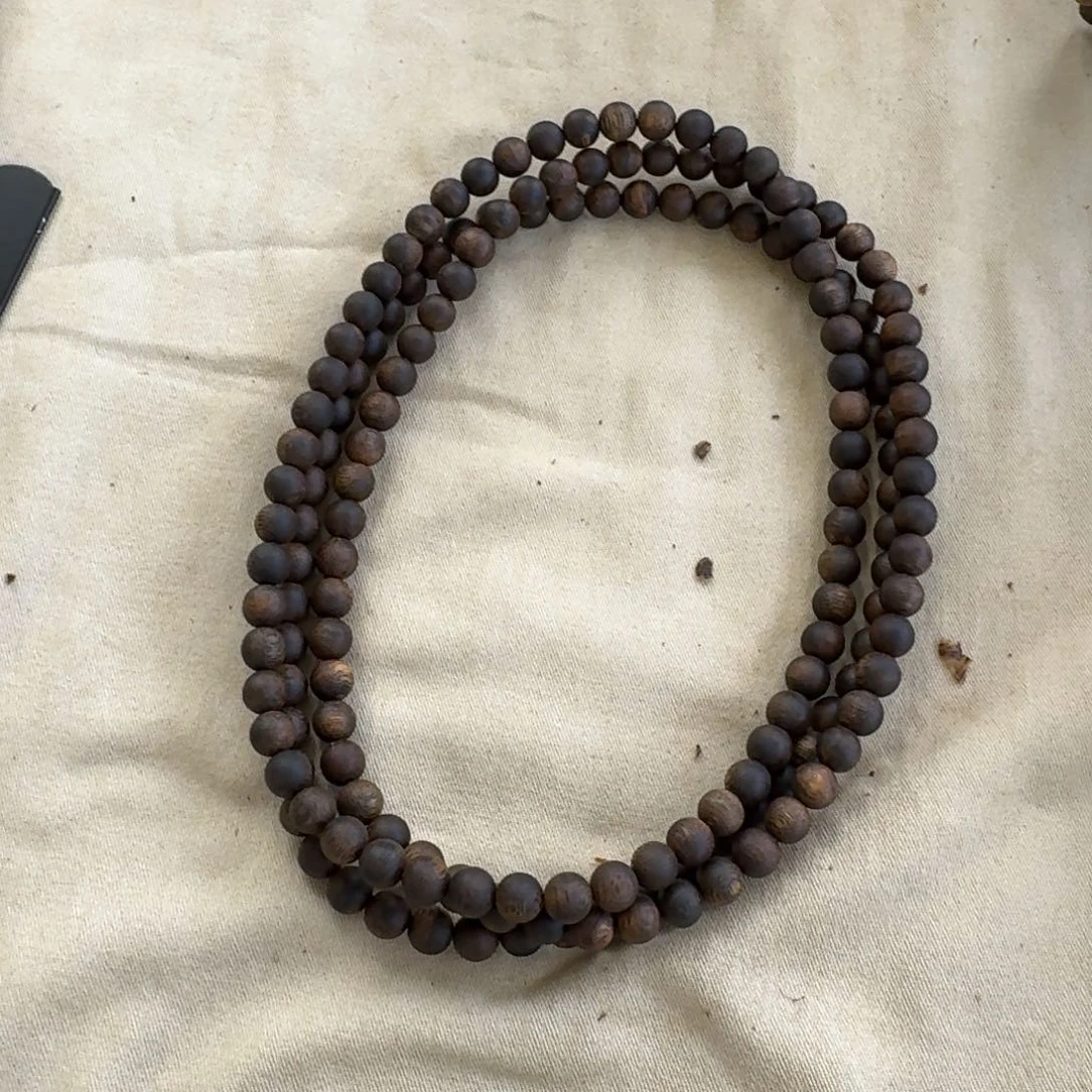 手串沉香绿奇楠沉香双圈约0.8-14多样性发一条