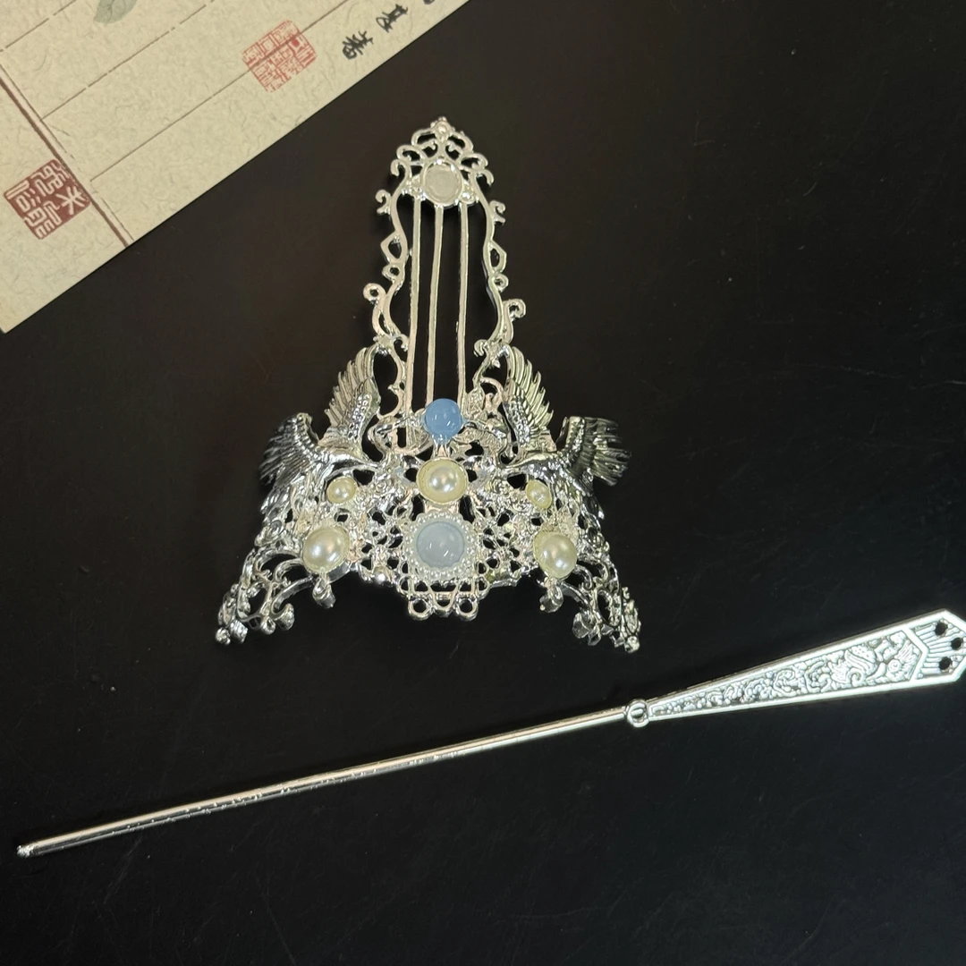 银色【少年游】古风汉服配饰