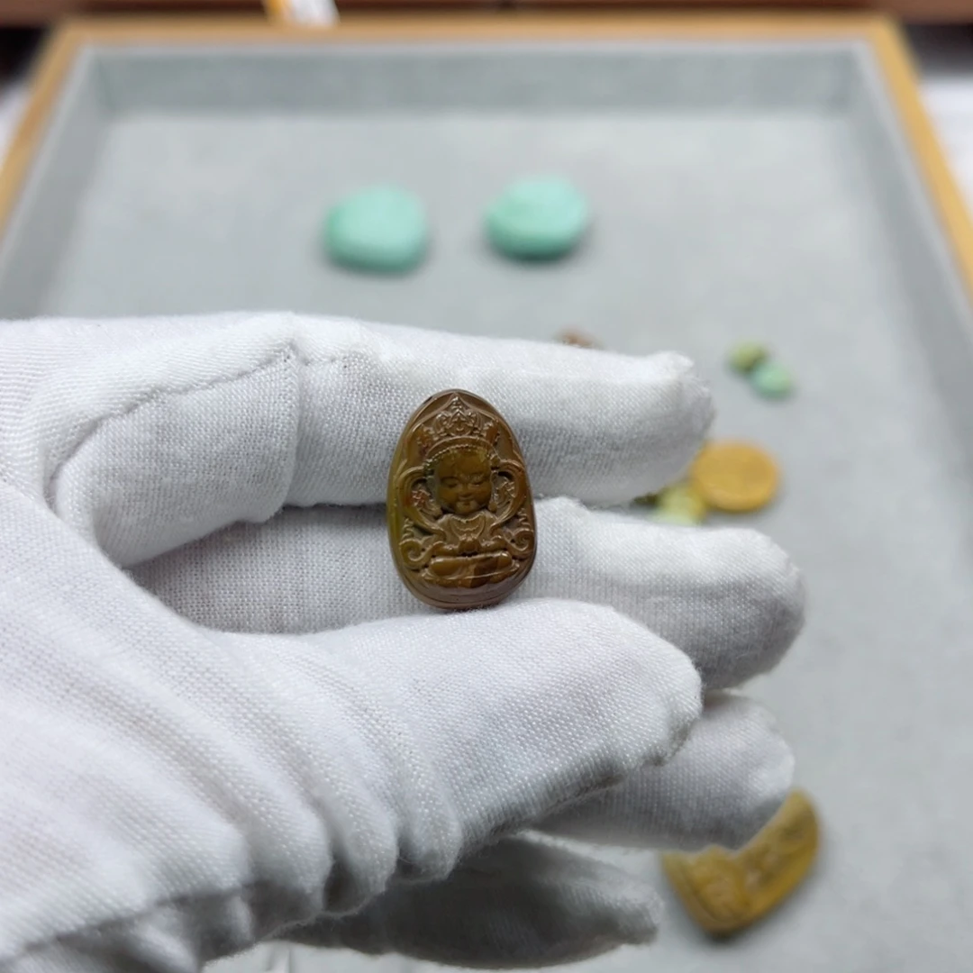 未镶嵌绿松石挂件