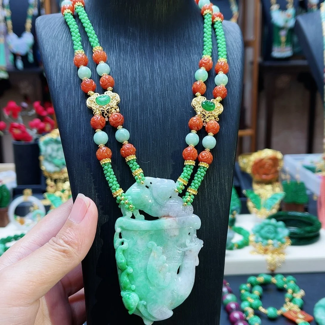 翡翠未镶嵌毛衣链48小时鉴赏期