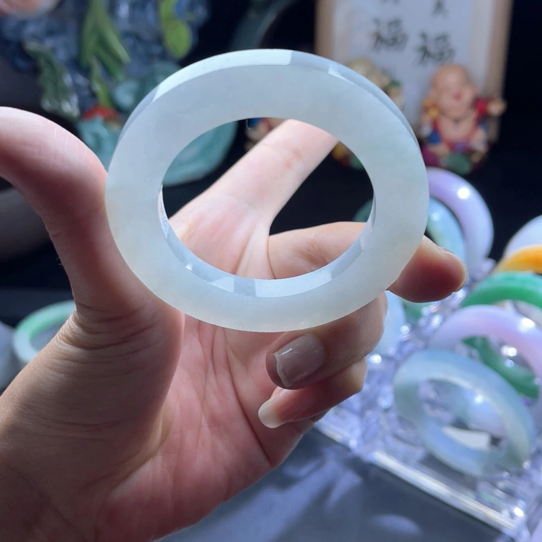 定制翡翠未镶嵌天然翡翠手镯定制