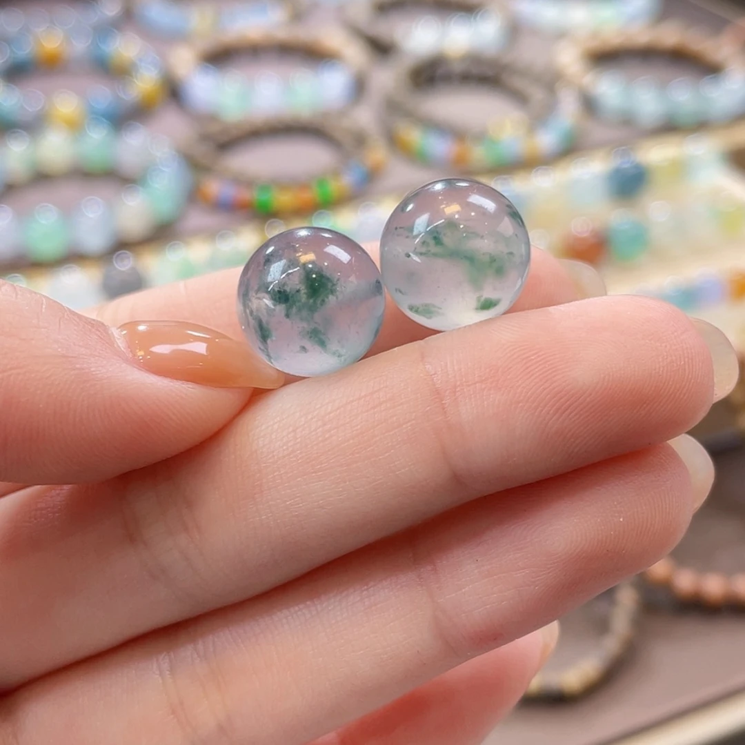 【闪购商品】未镶嵌手链翡翠高冰飘花