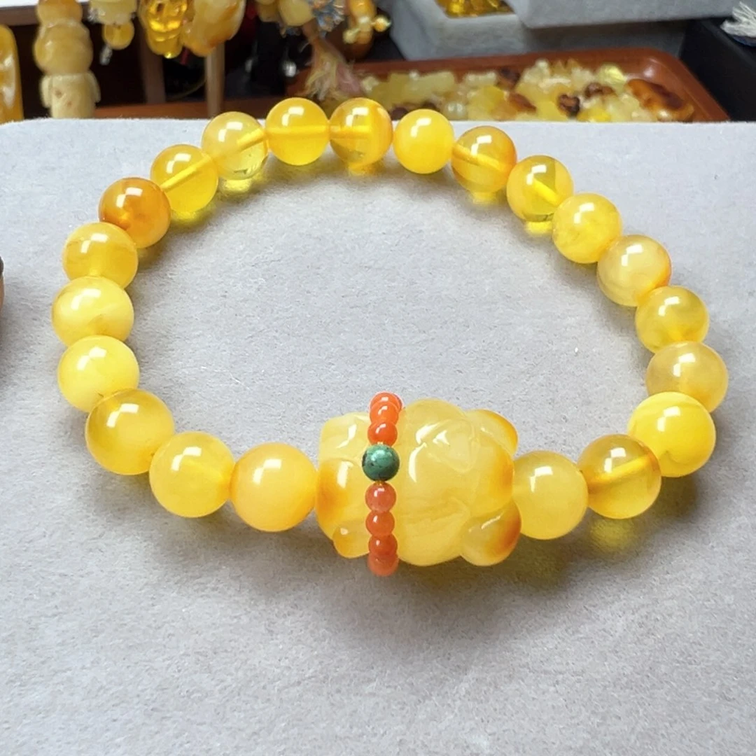 琥珀吊坠(不含链)未镶嵌