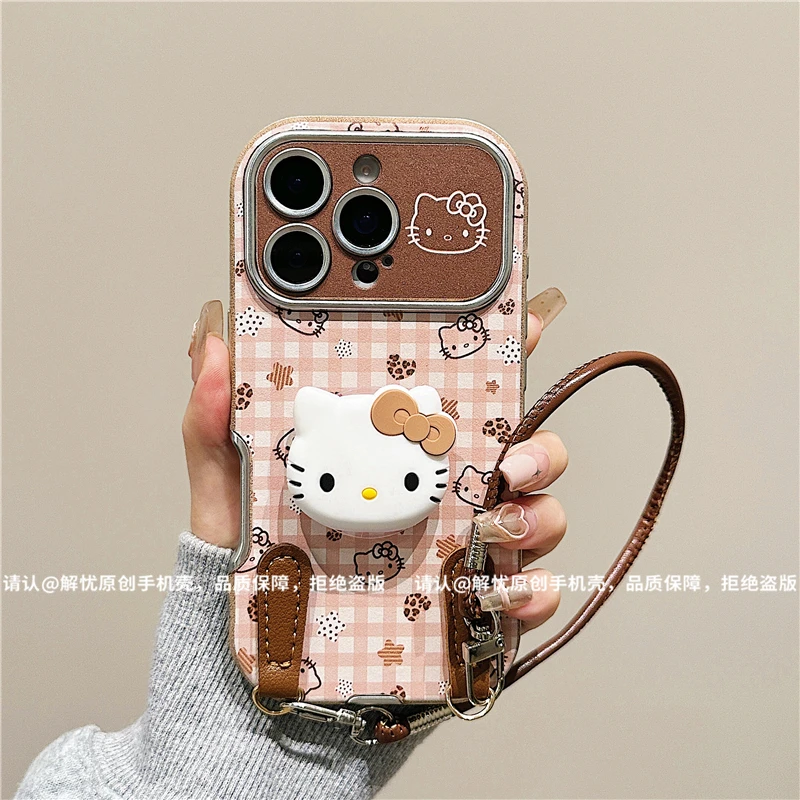 大视窗翻毛皮适用苹果17/iPhone/华为手机壳16promax防摔pura70潮