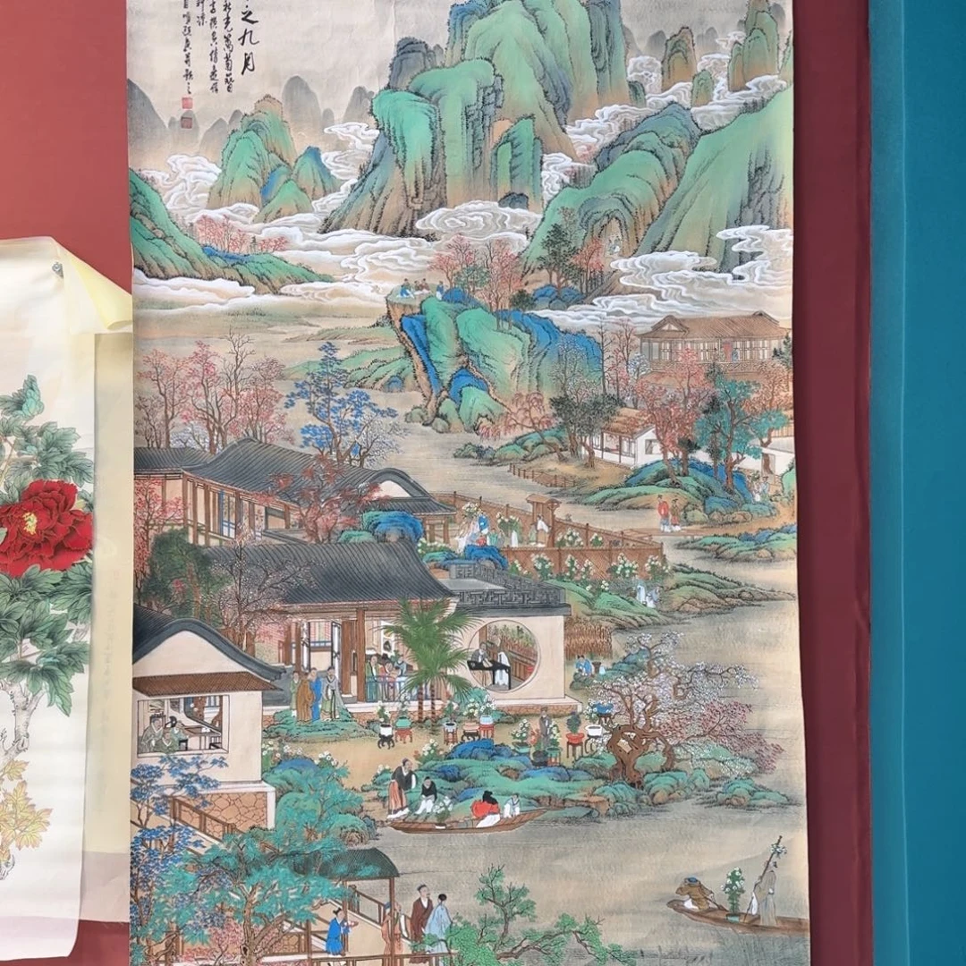 桂****国画国画作品山水花鸟纯手绘