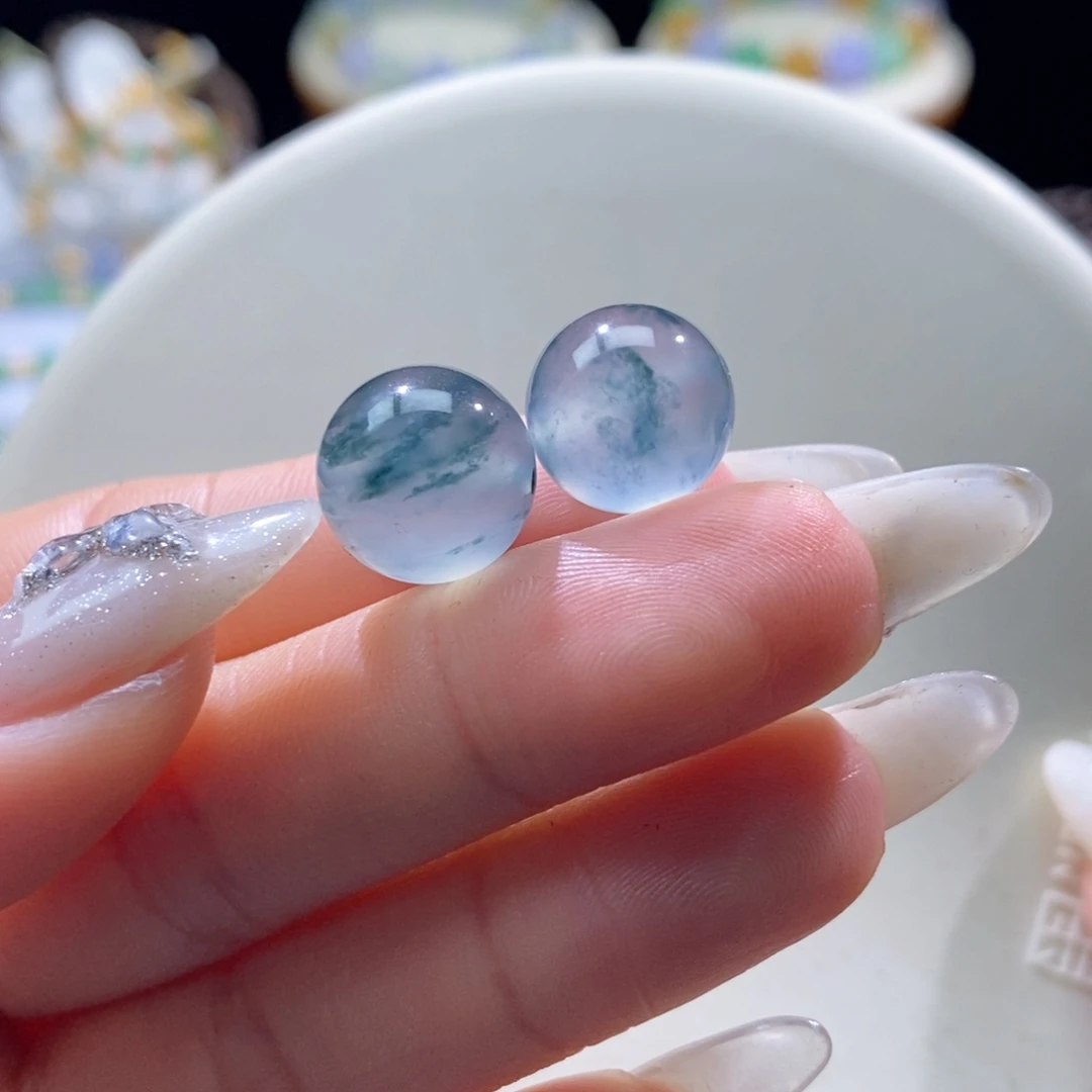 颈饰未镶嵌翡翠翡翠高冰木那飘蓝花珠多样性发其一