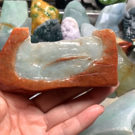 翡翠未镶嵌颈饰翡翠边角料